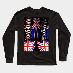 Union Jack Flag Doc Martens Long Sleeve T-Shirt